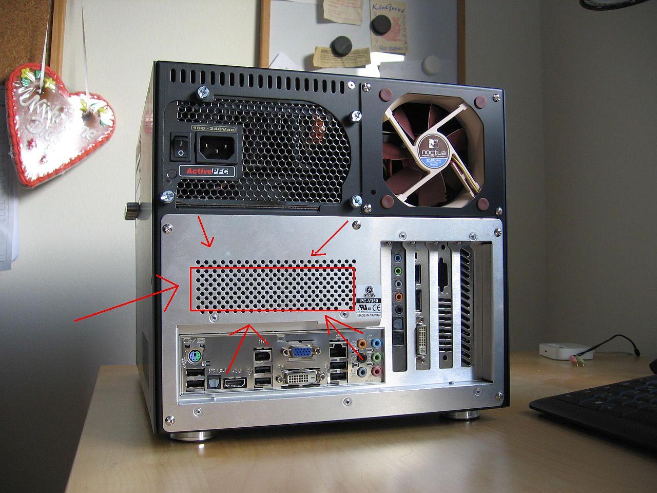 [19/06/2009] Lian Li PC-V350B Black 'n' Orange Mod (20)