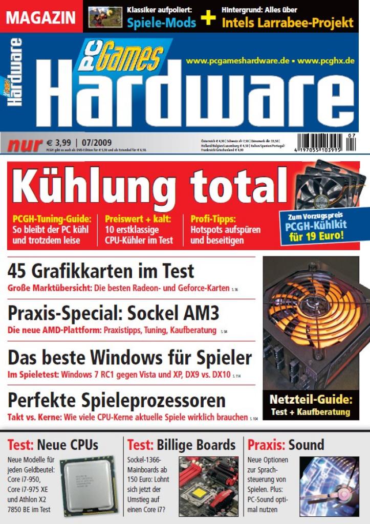 [03/06/2009] PC Games Hardware, Heftausgabe 07/2009, Magazin-Cover
