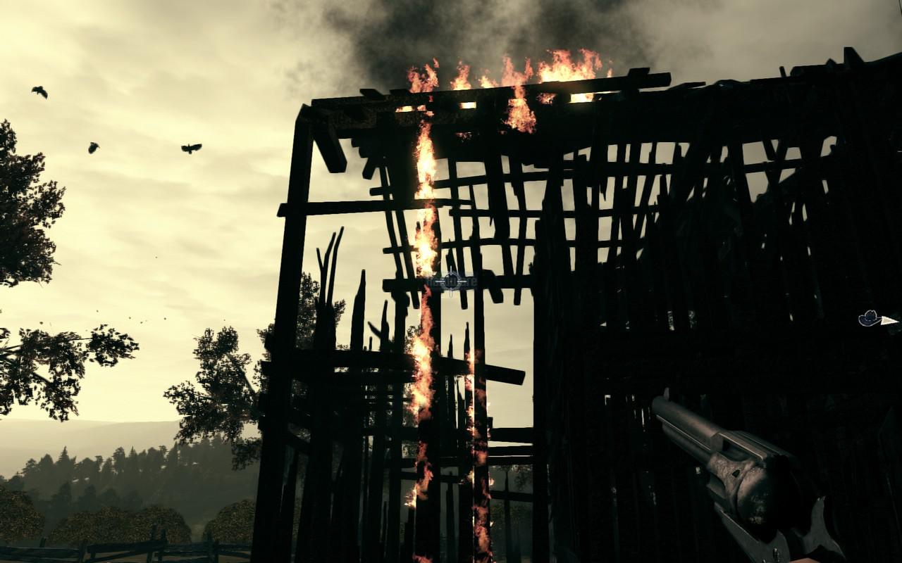 [16/06/2009] Call of Juarez - Bound in Blood: Brennendes Farmhaus