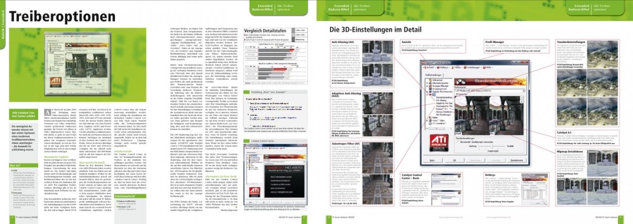 [29/06/2009] Die wenigsten Anwender wissen mit den vielen Optionen eines modernen Grafikkartentreibers etwas anzufangen – die Auswahl ist schlichtweg enorm.