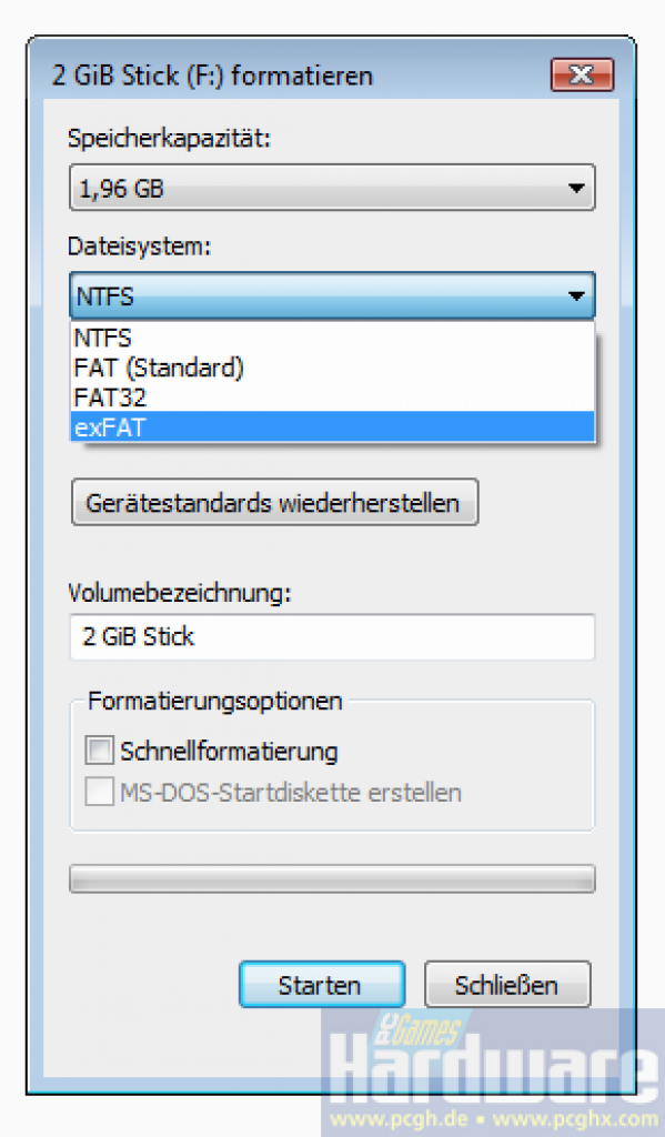 [05/06/2009] Service Pack 2: ExFat, neues Dateiformat für Flash-Speicher