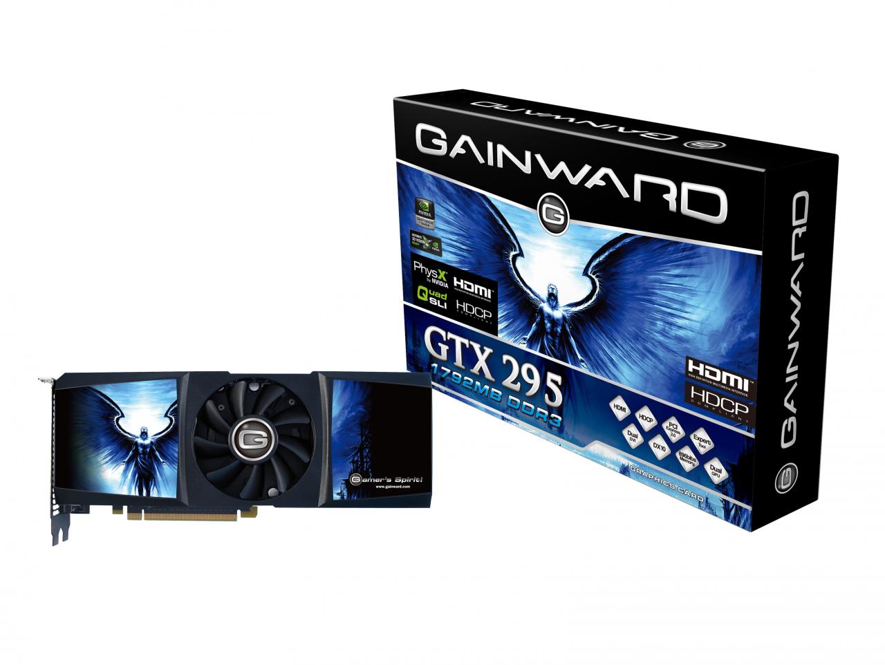 [18/06/2009] Gainward Geforce GTX 295 im Single-PCB-Layout
