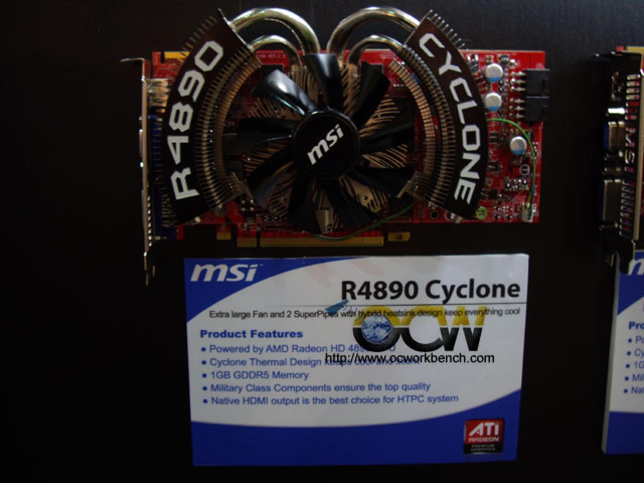 [04/06/2009] MSI R4890 Cyclone