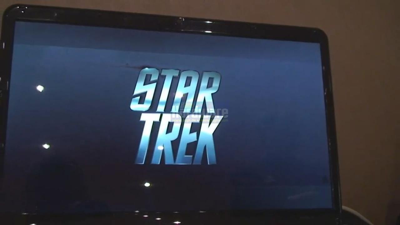 [23/06/2009] Auf dem Packard-Bell lief der Trailer zum neuen Star Trek Film. Diesen haben wir aus Ehrfurcht nicht unterbrechen wollen.