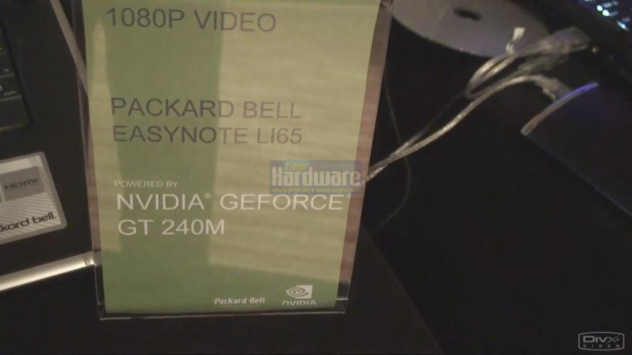 [23/06/2009] Packard-Bell Easynote LI65 - ebenfalls mit Nvidias ersten DX10.1-Chips.