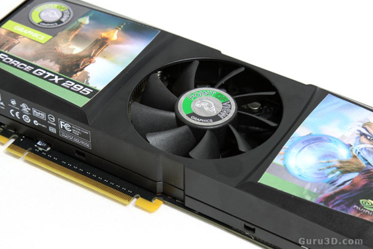[12/06/2009] Point of View Geforce GTX 295 Single PCB