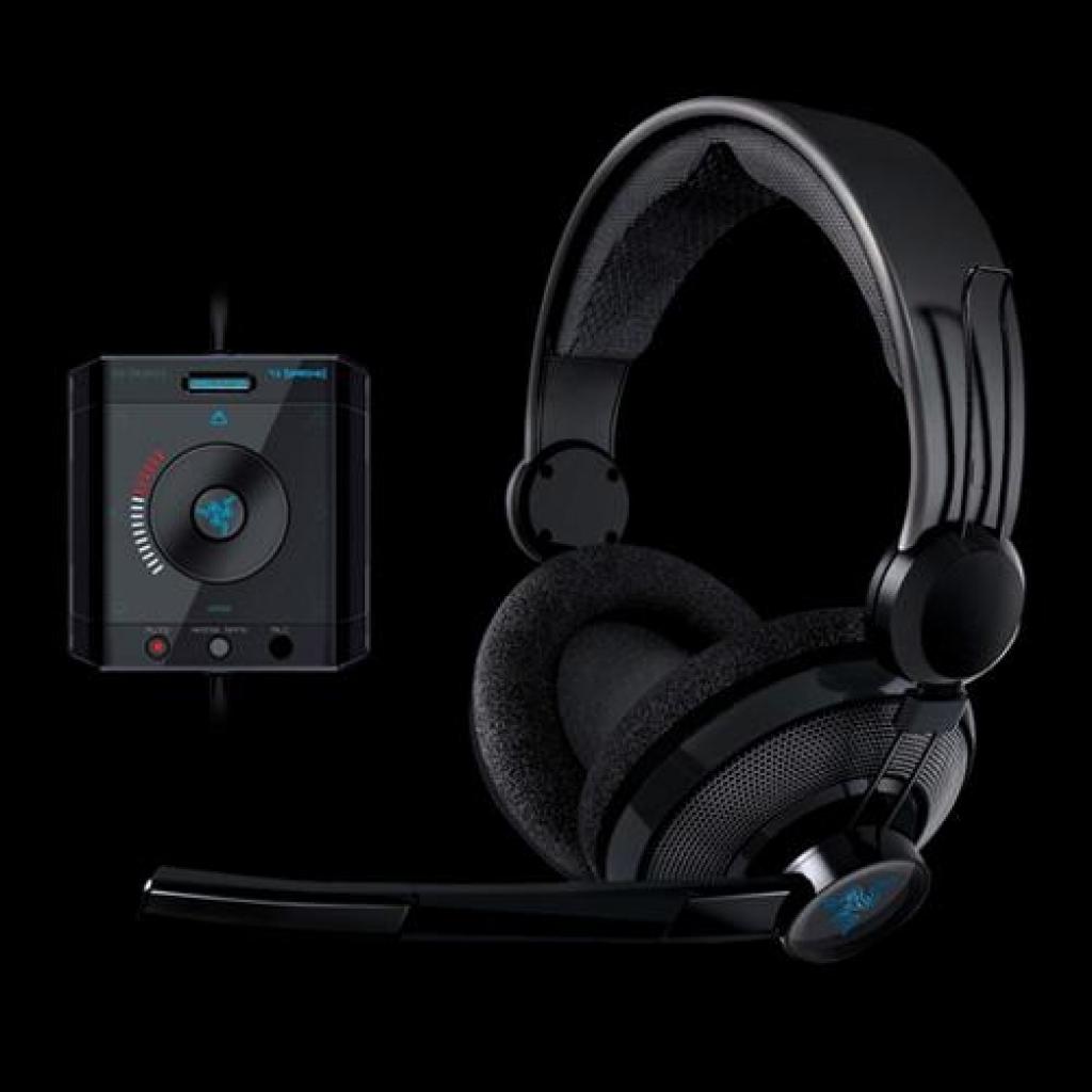 [25/06/2009] Aktuelle Gamer-Hardware von Razer: Hier das Headset Megalodon.