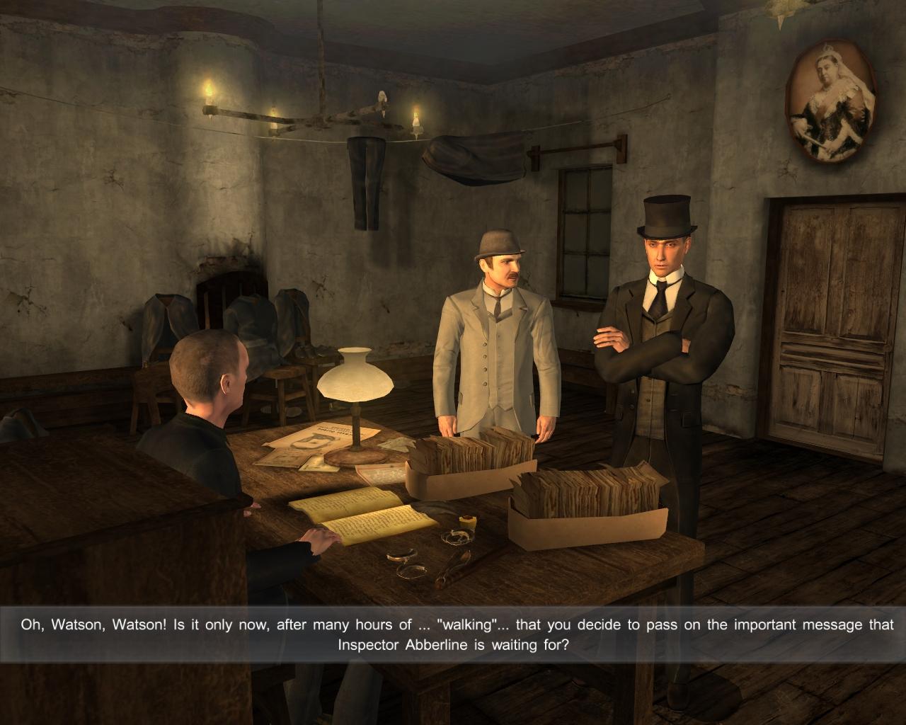 [10/06/2009] Platz 35 mit 9 Stimmen: 2009 - Sherlock Holmes versus Jack The Ripper jagen Sie den berüchtigten britischen Serienmörder durch die düsteren Straßen von London. Während der Ermittlungen lösen Sie kleine Knobeleien und Minispiele, bei denen Sie etwa Schiebepuzzles lösen oder zerrissene Papierdokumente wieder zusammensetzen.