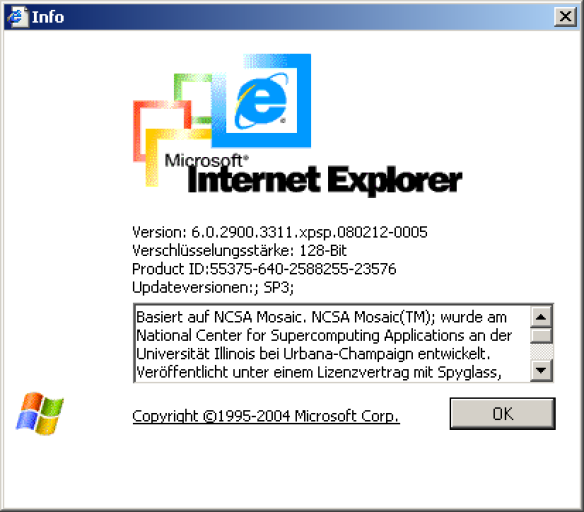 [15/06/2009] Internet Explorer 6