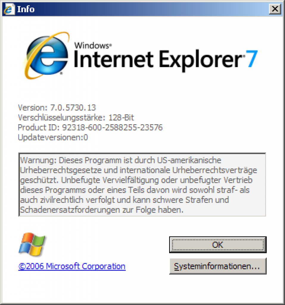 [15/06/2009] Internet Explorer 7