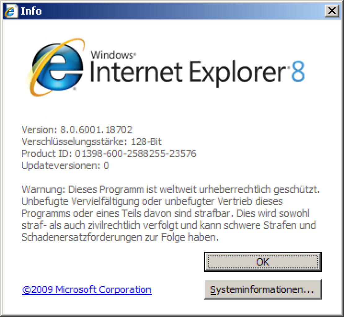 [15/06/2009] Internet Explorer 8