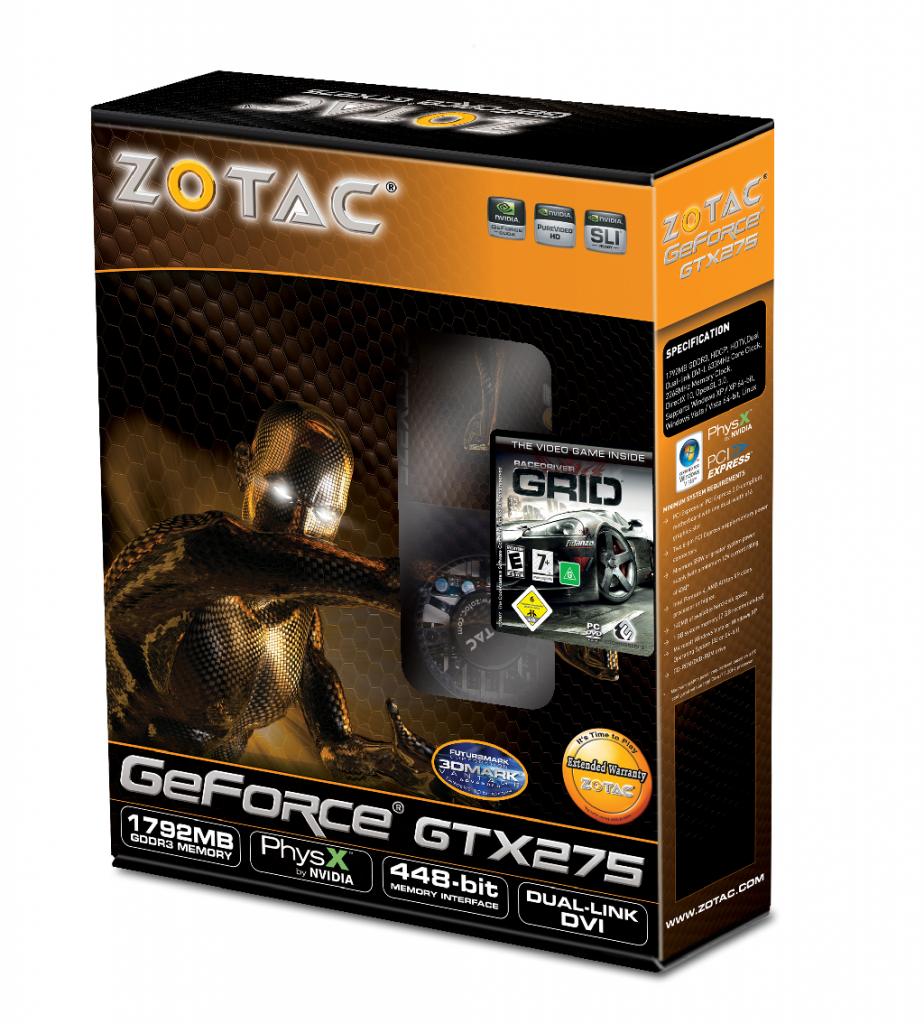 [23/06/2009] Zotac GeForce GTX 275 1792MB (7)