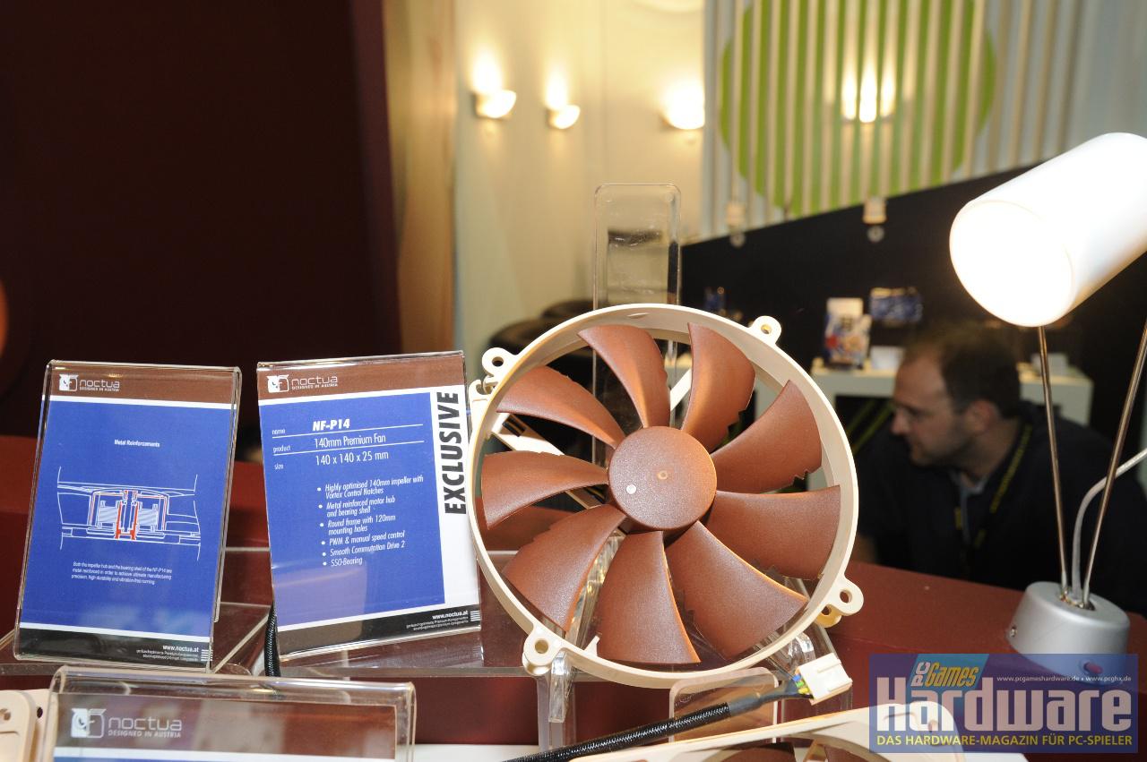 [10/06/2009] 140-Millimeter-Lüfter Noctua NF-P14 auf der Computex