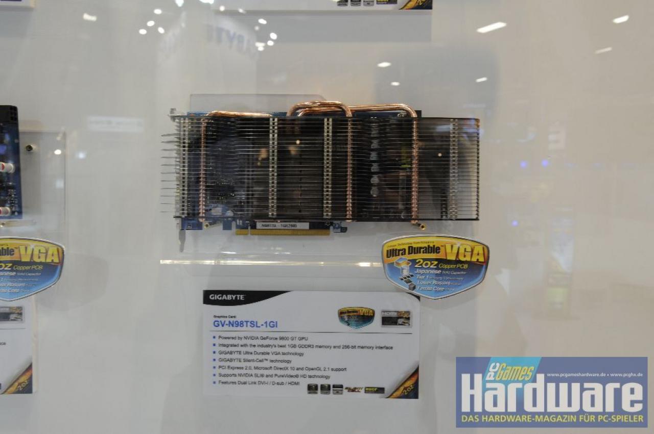 [05/06/2009] Passive Geforce 9800 GT von Gigabyte - GV-N98TSL-1GI