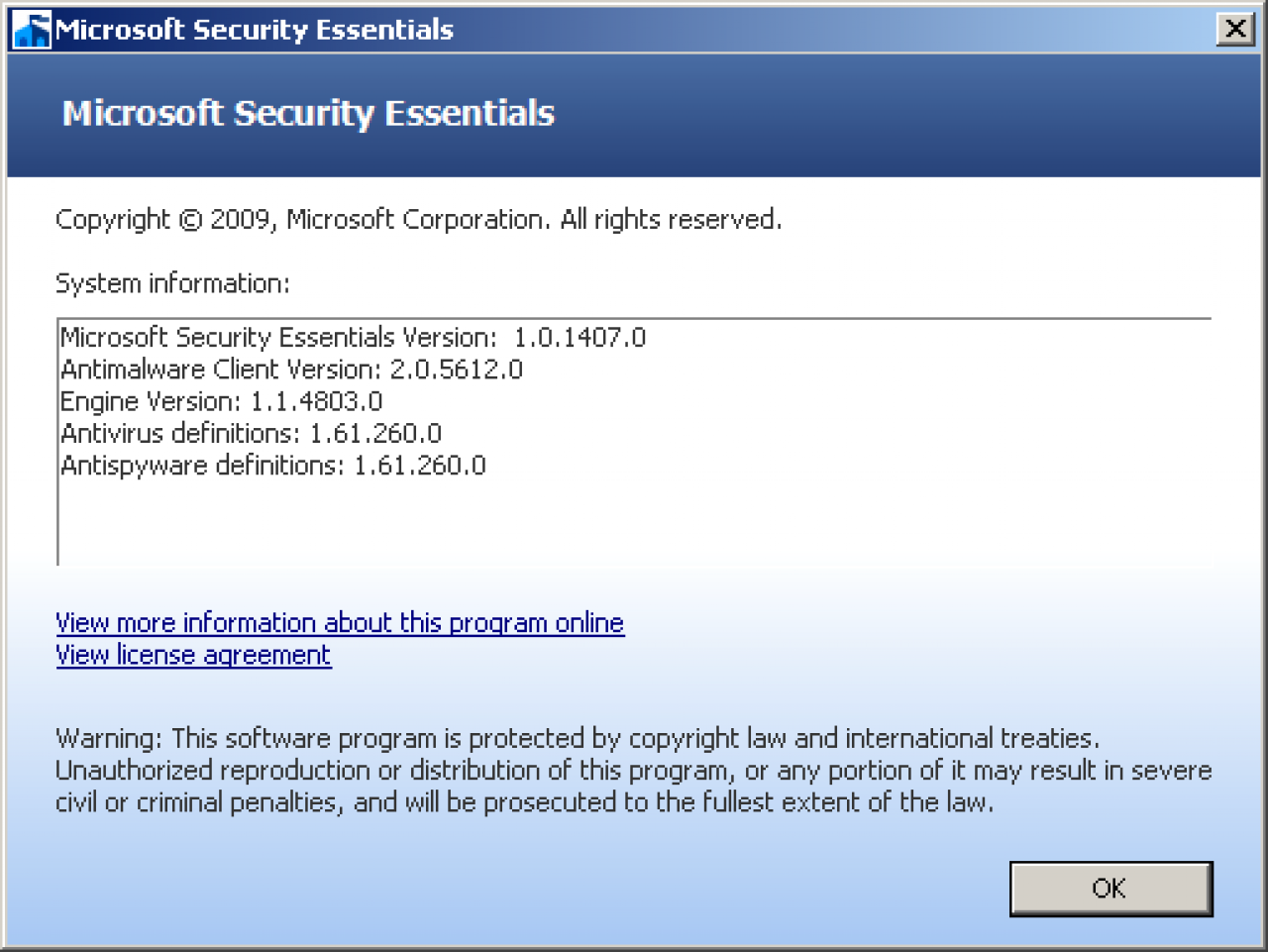 [24/06/2009] Microsoft Morro: Beta-Version bei AV-Test.org getestet. Hier: System-Informationen unter Windows XP