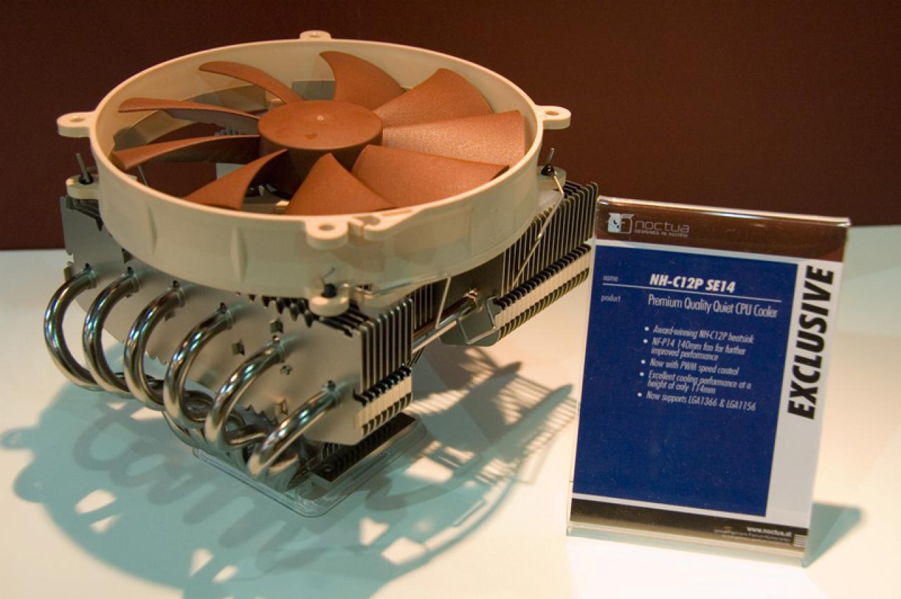 [09/06/2009] CPU-Kühler Noctua NH-C12P SE14 auf der Computex