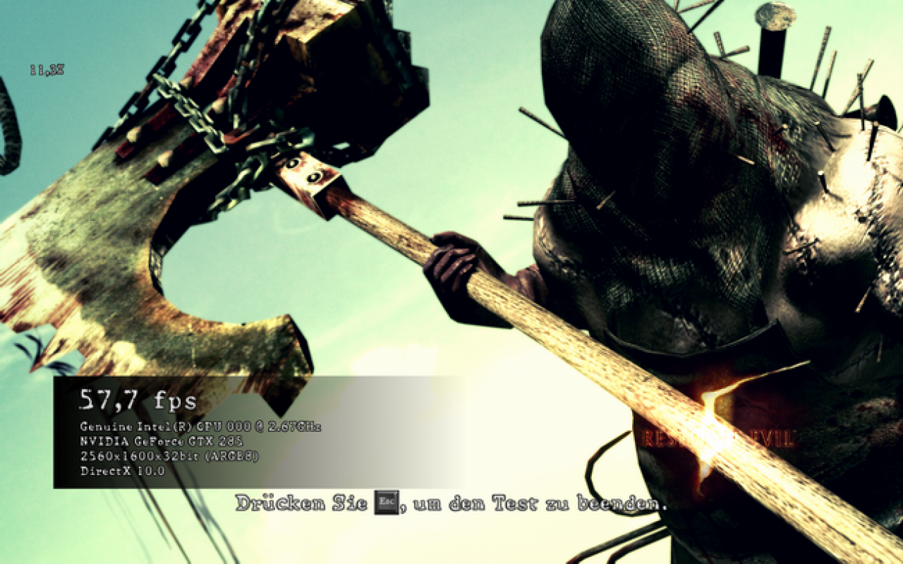Resident Evil 5: Vergleichsbild DX10