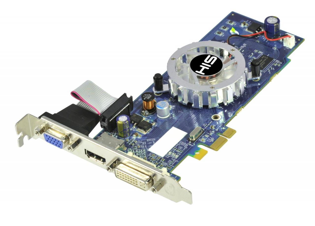 [11/07/2009] Die HIS Radeon HD 4350 iFan besitzt einen PIC-Express-x1- und einen modernen HDMI-Anschluss. (2)