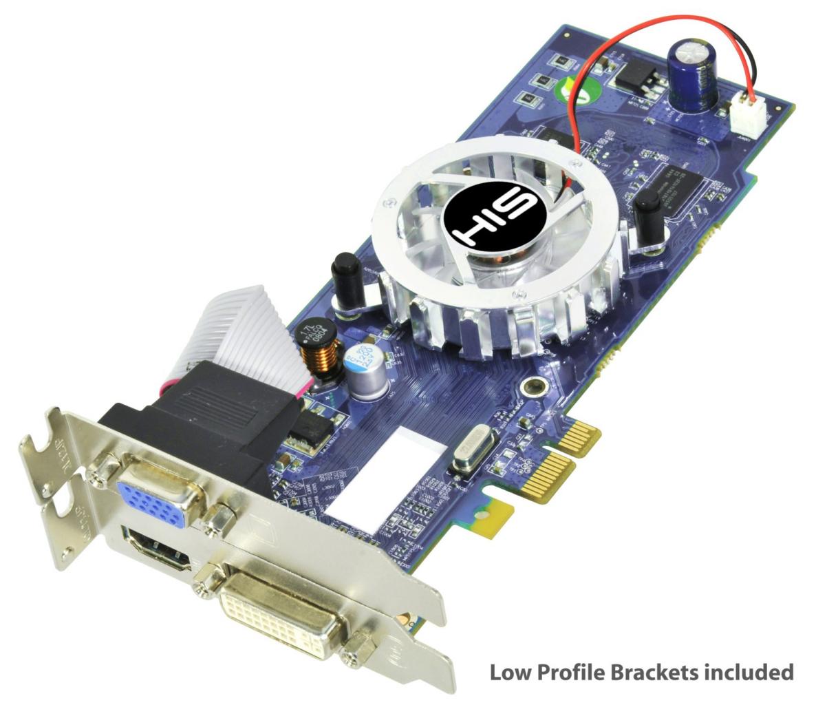 [11/07/2009] Die HIS Radeon HD 4350 iFan besitzt einen PIC-Express-x1- und einen modernen HDMI-Anschluss. (4)