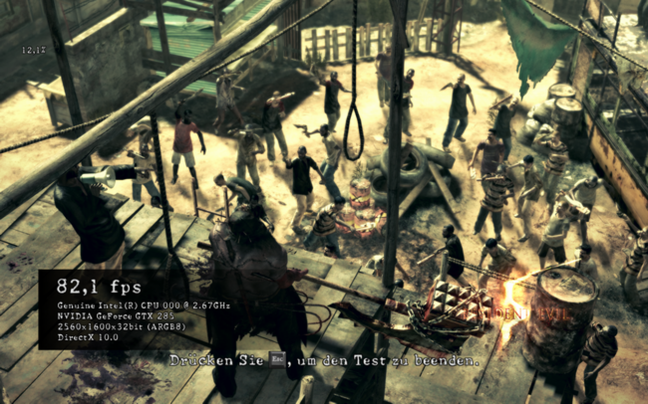 Resident Evil 5: Vergleichsbild DX10