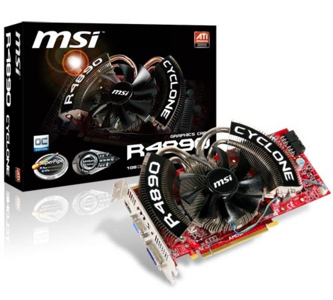 [13/07/2009] MSI R4890 Cyclone soll in drei Versionen kommen.