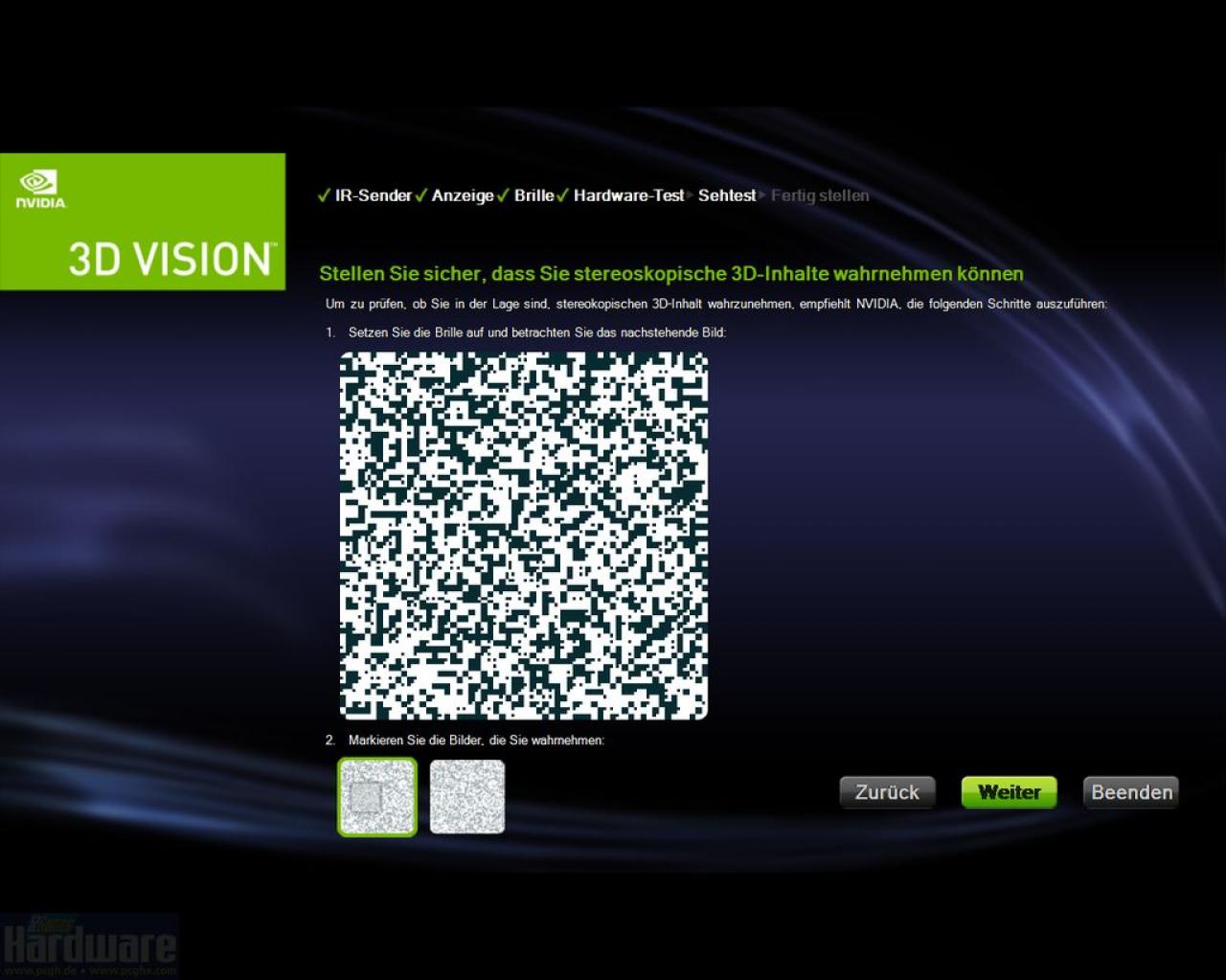 [29/07/2009] 3D Vision Setup Assistent 03