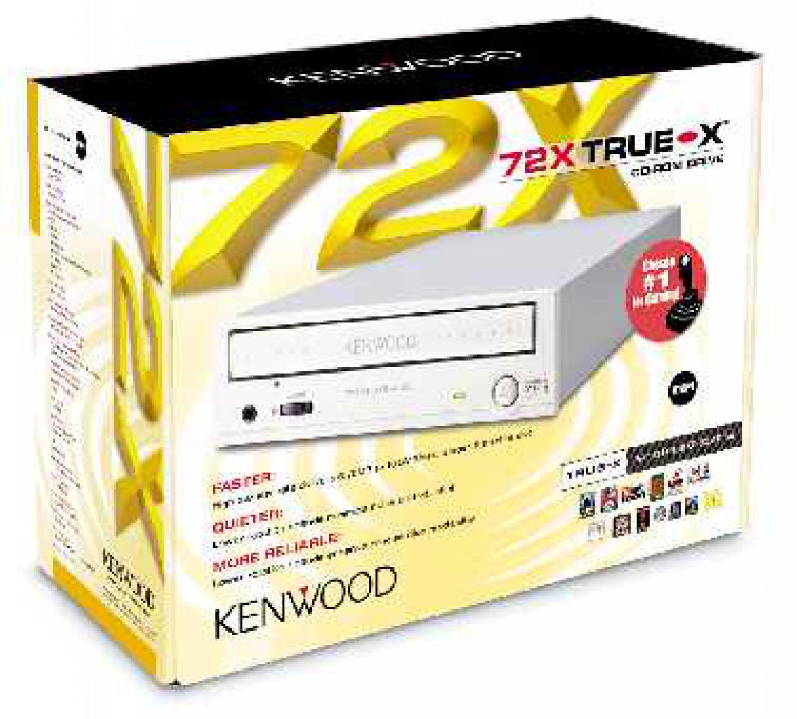 [08/07/2009] Das Kenwood 72x CD-ROM las CDs rasend schnell aus, sofern sie gelesen wurden.