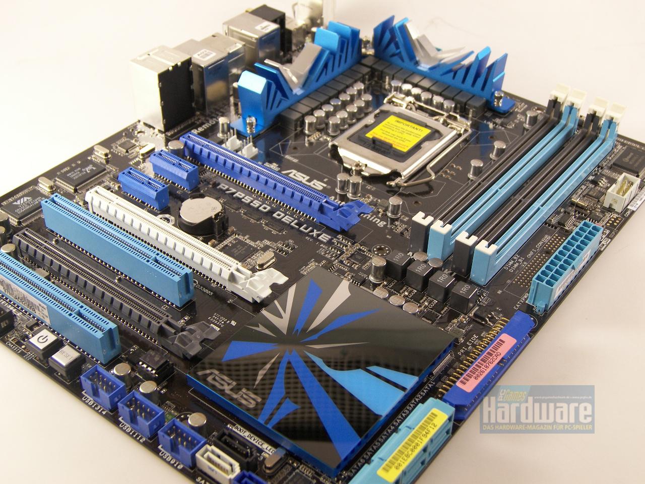 [31/07/2009] P55-Mainboard Asus P7P55D Deluxe für Lynnfield-CPUs (Core i5/Core i7) (5)
