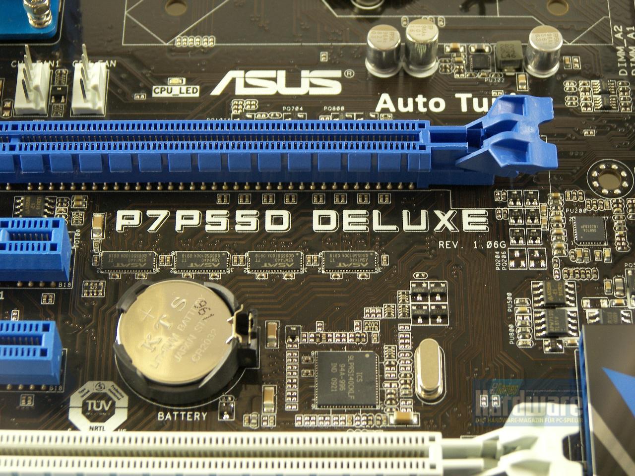 [31/07/2009] P55-Mainboard Asus P7P55D Deluxe für Lynnfield-CPUs (Core i5/Core i7) (8)