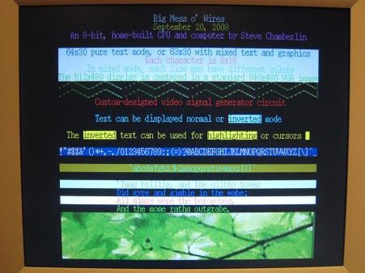 [03/07/2009] BMOW (Big Mess of Wires): Homebrew-CPU von Steve Chamberlin (8)