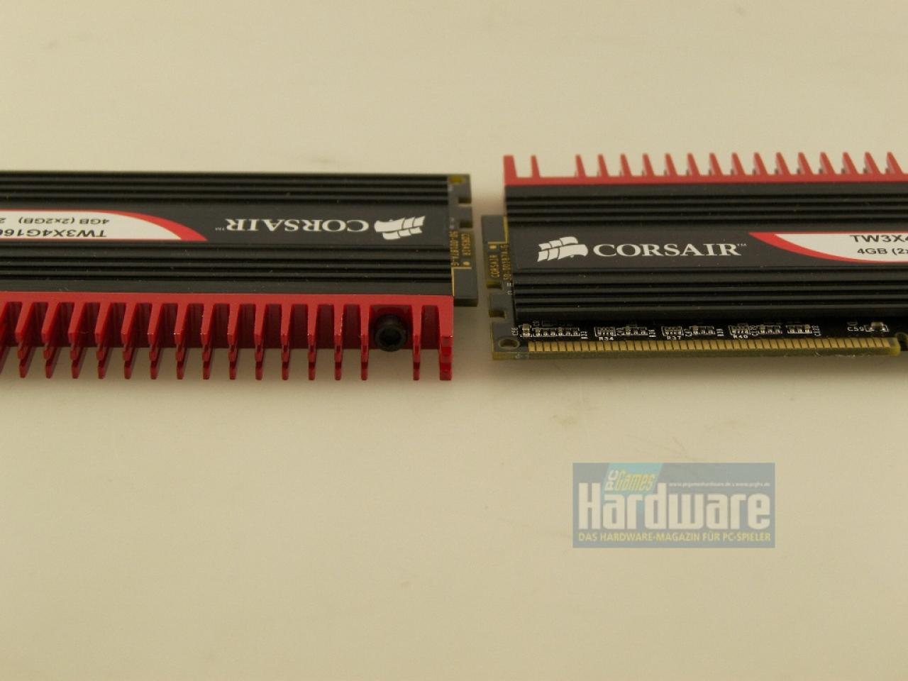 [06/07/2009] Corsair TW3X4G1600C6GT: 2 x 2.048 MiByte DDR3-1600, 6-6-6-18, 1,65 Volt (4)