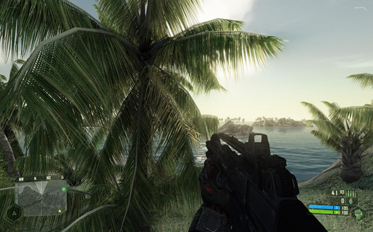 Crysis in 2.560 x 1.600 @ 1280x800 (entspricht 2x2 OGSSAA)