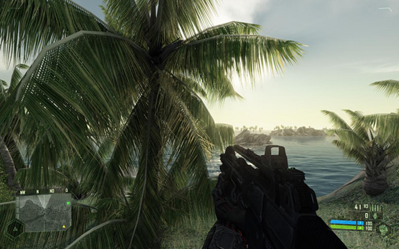 Crysis in 6.400 x 4.000 @ 1280x800 (entspricht 5x5 OGSSAA)