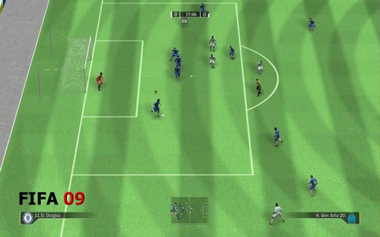 Bildvergleich FIFA 09 vs. FIFA 10