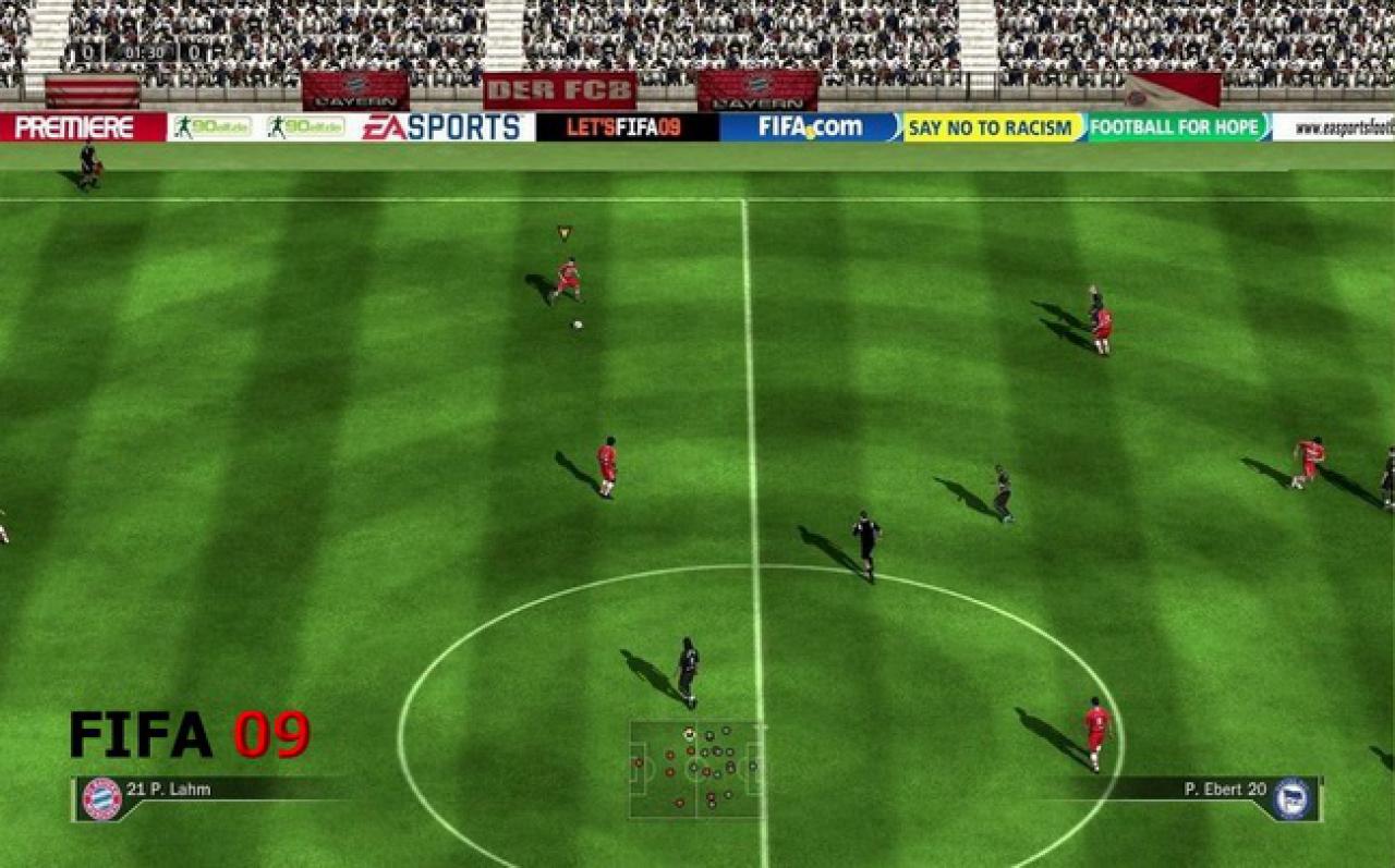 Bildvergleich FIFA 09 vs. FIFA 10