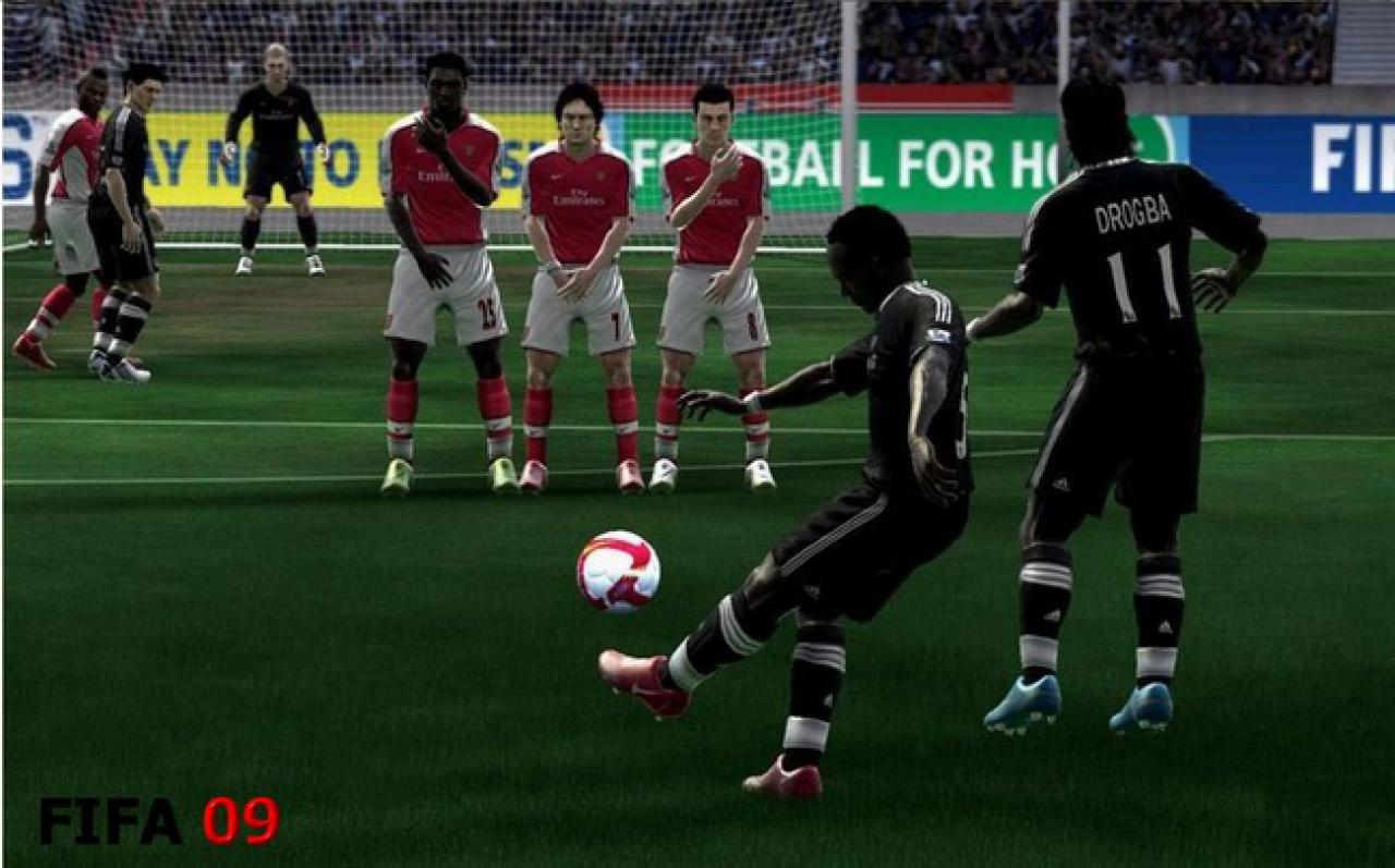 Bildvergleich FIFA 09 vs. FIFA 10