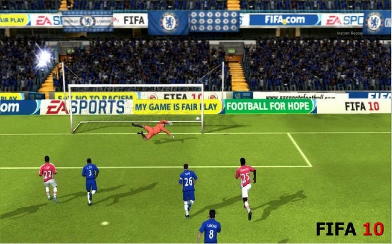Bildvergleich FIFA 09 vs. FIFA 10