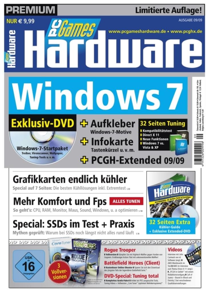 [23/07/2009] Windows 7 - PC Games Hardware Premium 09/09: Titel