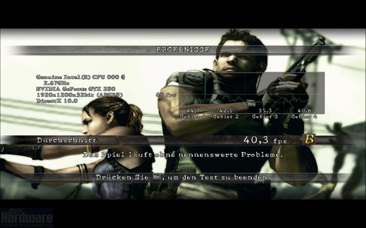 [29/07/2009] RE5DX10 Bench1 1920x1200 max 3D Vision