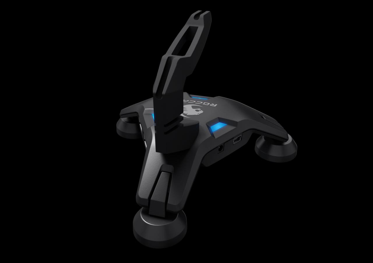 [09/07/2009] Roccat Apuri ist ein aktiver USB-Hub inklusive Maus-Bungee und das erste Produkt aus der SDMS-Reihe.