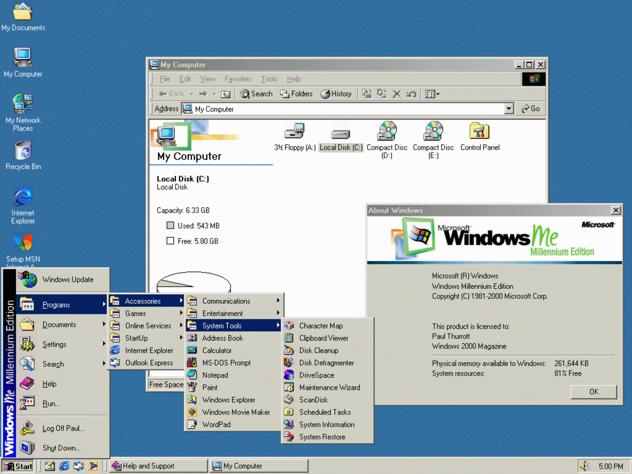 [08/07/2009] Windows Me war ursprünglich gar nicht geplant und Windows 2000 basierte auf NT-Technologie, die deutlich stabiler lief, was Anklang fand.