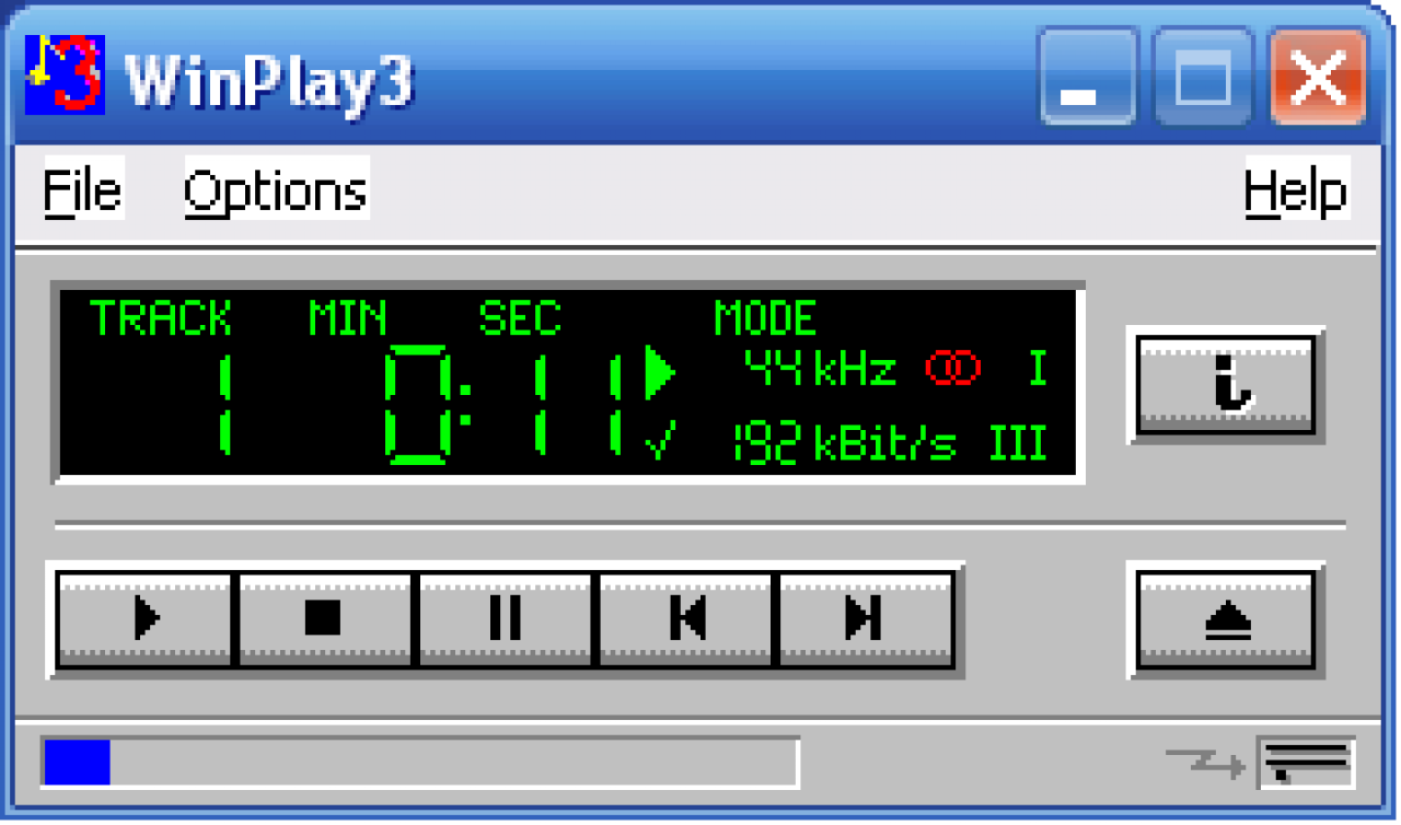 [13/07/2009] Ab Herbst 1995 steht mit WinPlay3 das erste MP3-Abspielprogramm bereit - bislang mussten MP3-Dateien vor dem Anhören dekomprimiert werden, mit WinPlay3 gelingt das in Echtzeit. Die Software bleibt bis zum Erscheinen von Winamp die einzige Möglichkeit, unter Windows MP3s zu nutzen.
