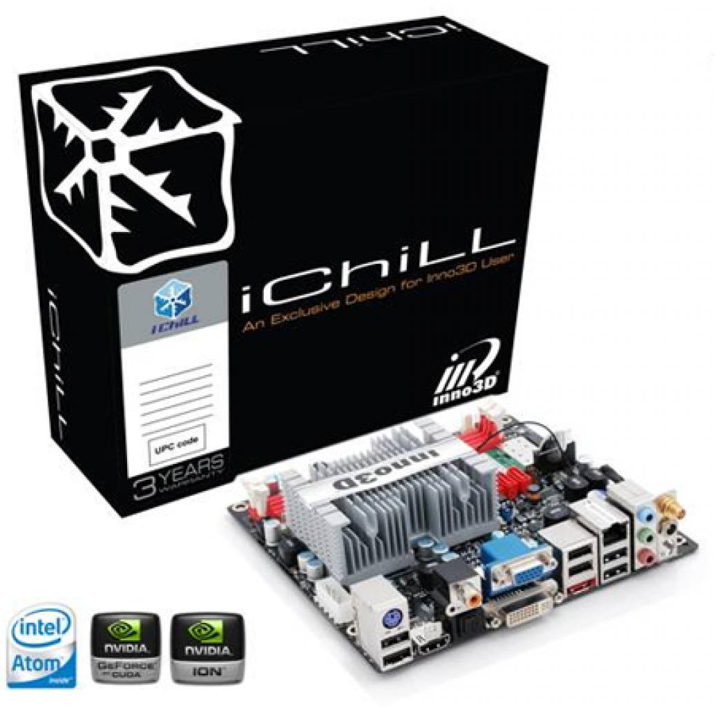 [01/07/2009] Inno3D Ichill: ITX-Mainboard für Atom-CPU und Nvidia-Ion-Chipsatz.