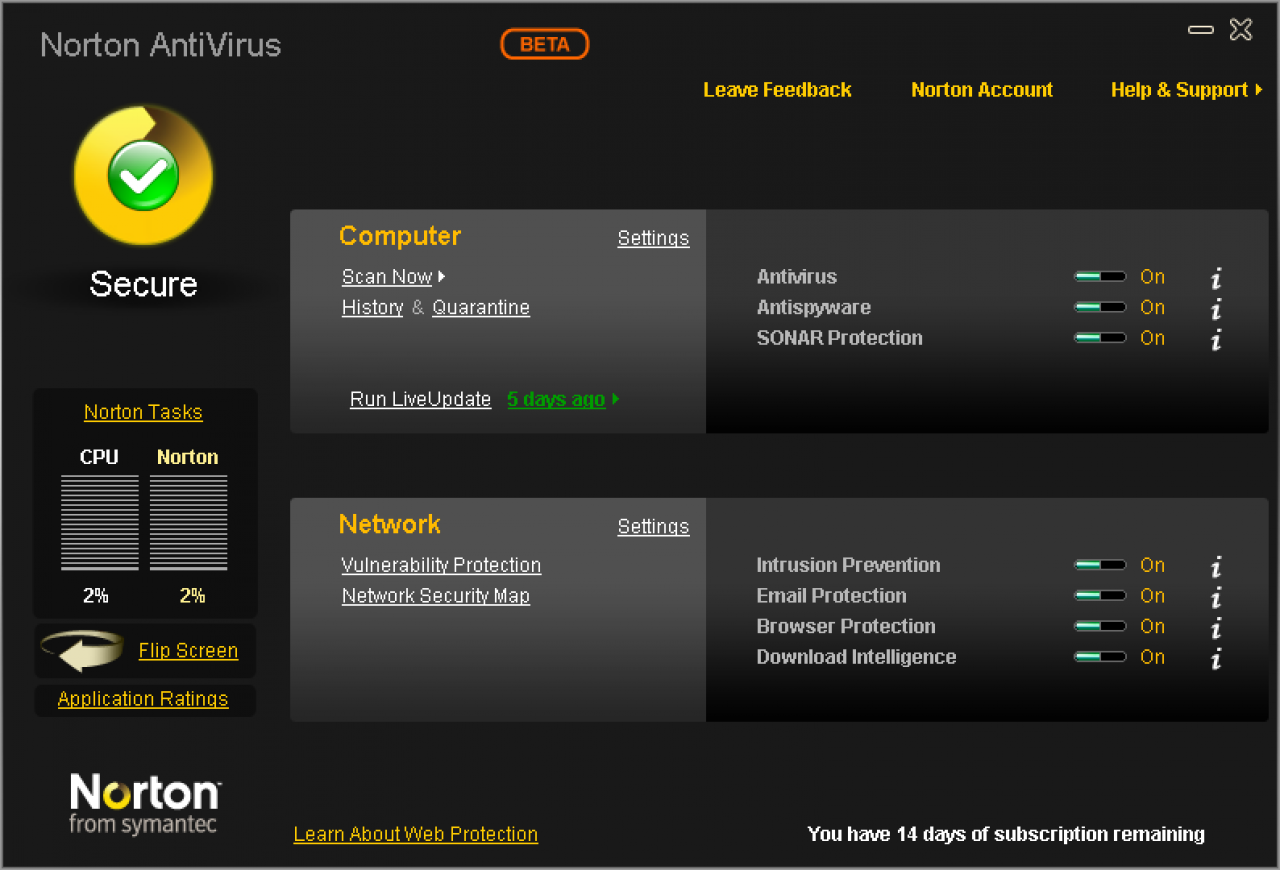 [07/07/2009] Norton Anti-Virus 2010 (Beta) (1)