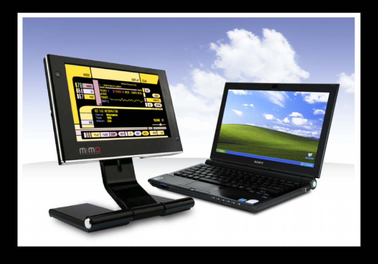 [07/07/2009] 7 Zoll USB-Monitor MiMo UM-710 (2)
