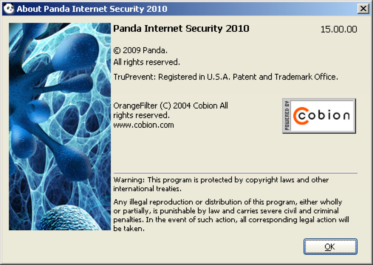 [01/07/2009] Panda Internet Security 2010. Hier: Windows Vista Version