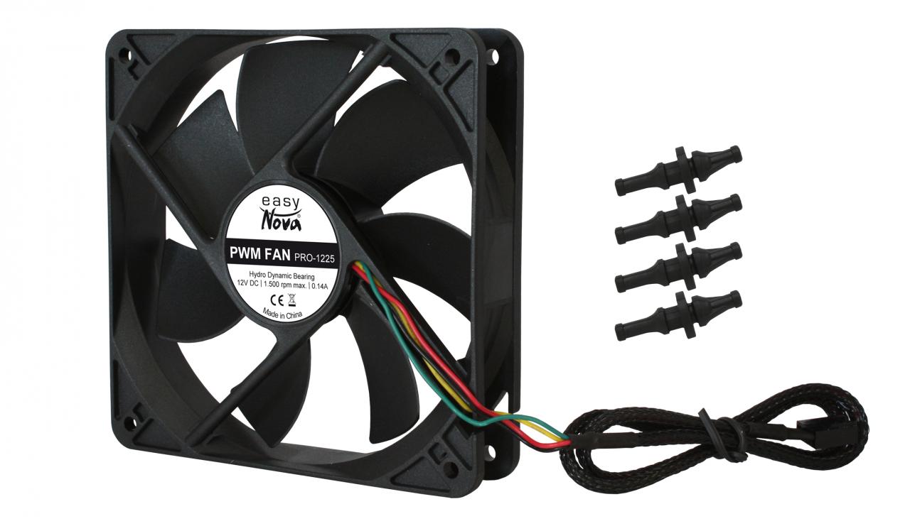 [18/07/2009] Easynova erweitert mit dem PWM Fan Pro-1225, PWM Fan Pro-9225, PWM Fan Pro-8025 das aktuelle Lüfter-Line-Up. (1)