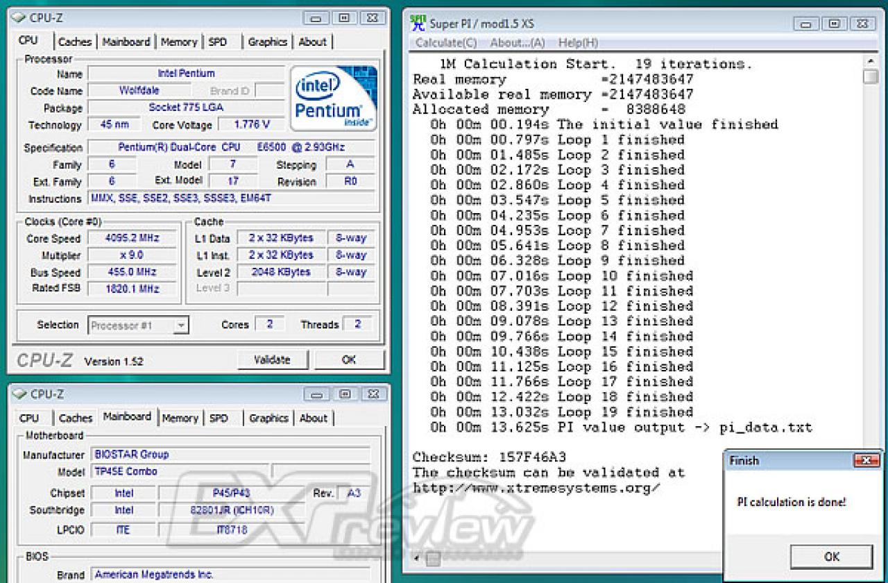 [10/08/2009] Intel Pentium E6500K: Bilder und Ergebnisse (6)