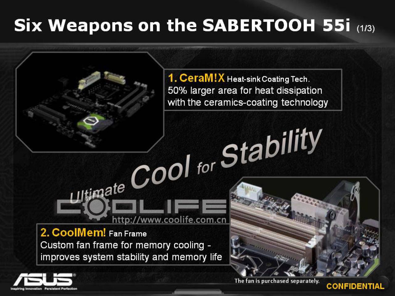 [24/08/2009] Neues P55-Mainboard: Asus TUF Sabertooth 55i (4)