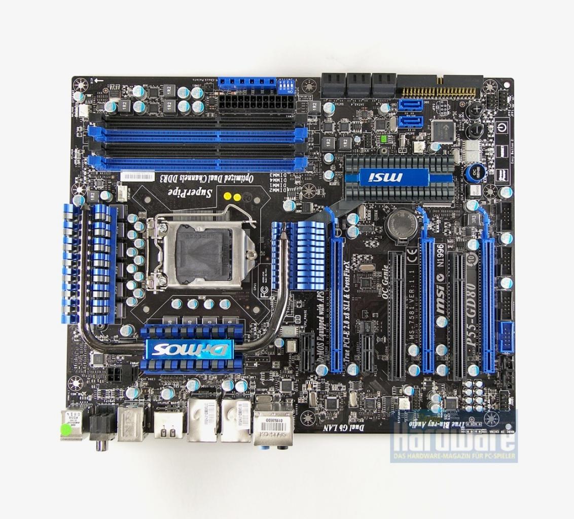 [28/08/2009] P55-Mainboard: MSI P55-GD80